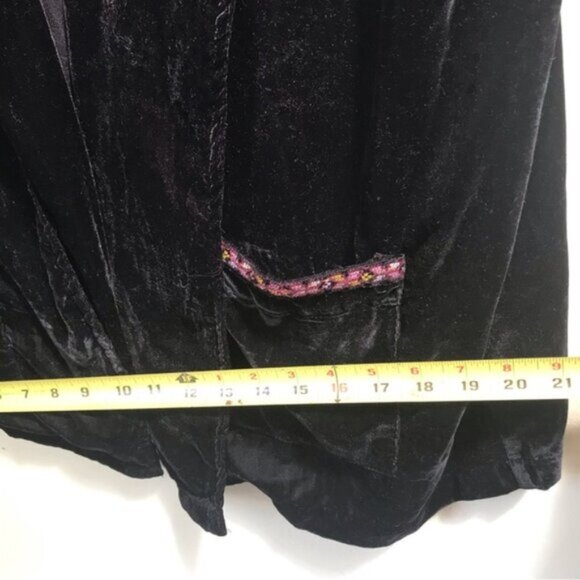 Studio WestApparel NEW Velvet Boho Embroidered Jacket Blazer Unlined Oversize 1X - Picture 16 of 16
